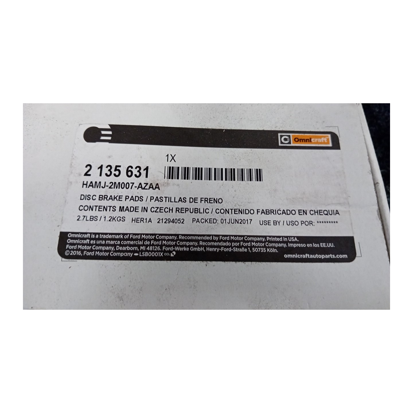 SERIE PASTIGLIE FRENI POST. 014 RENAULT MASTER (10/03-10/06)  7701206763