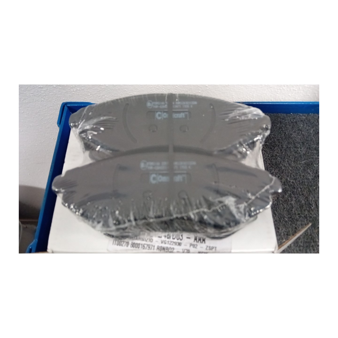 SERIE PASTIGLIE FRENI ANT. 017 CHEVROLET (DAEWOO) KALOS (T200) (01/05-10/08)  96534653