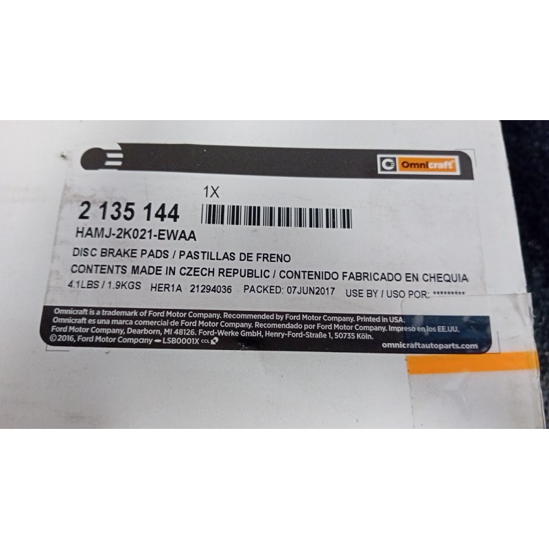 SERIE PASTIGLIE FRENI ANT. 018 HONDA CR-V 4A SERIE (10/12-12/18)  45022T1EG00