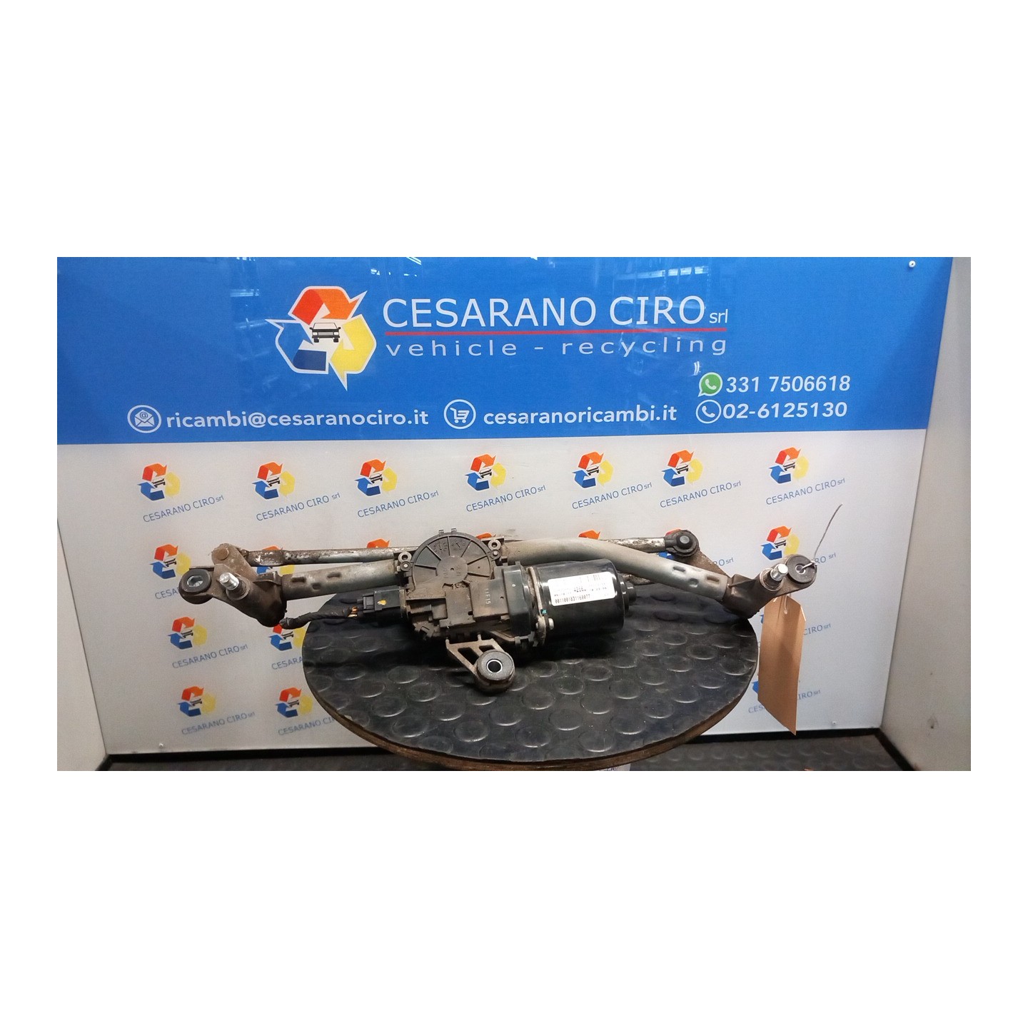 MECCANISMO TERGIPARABREZZA 047 CHEVROLET (DAEWOO) SPARK (M300) (01/10-12/15) B12D1 95228165