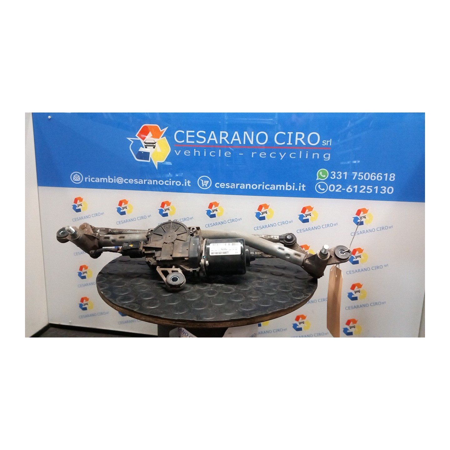 MECCANISMO TERGIPARABREZZA 047 CHEVROLET (DAEWOO) SPARK (M300) (01/10-12/15) B12D1 95228165