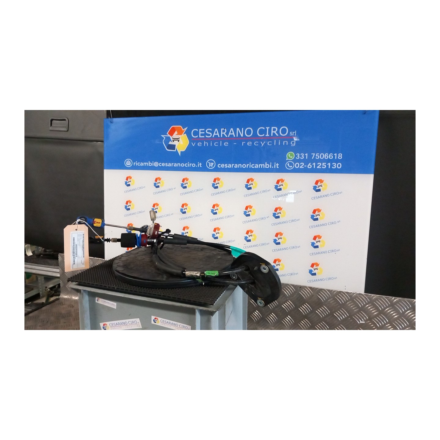 KIT CAVI COMANDO LEVA CAMBIO 012 FIAT PANDA (33) (12/11-04/17) 169A4000 55252253