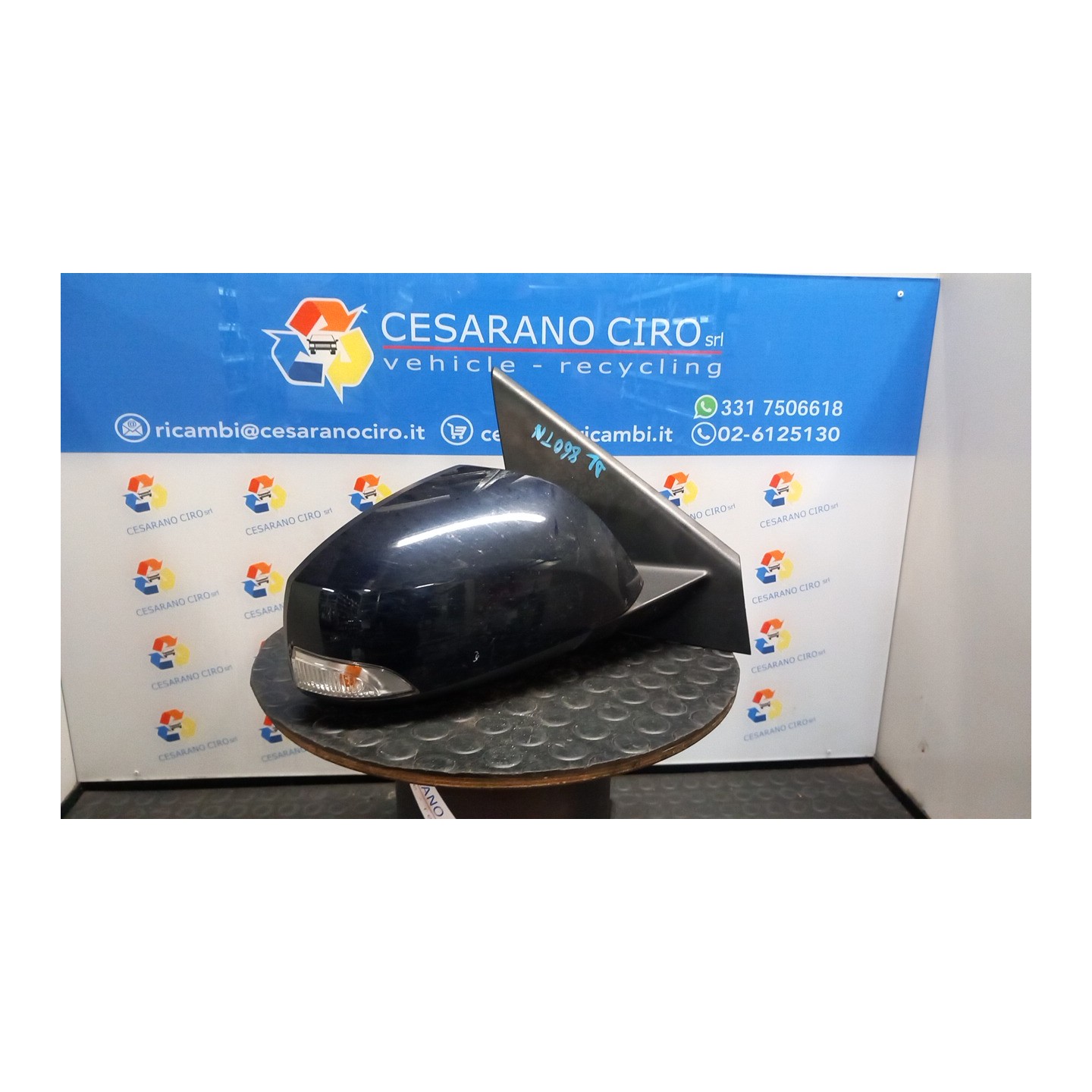 RETROVISORE EST. REGOLAZ. ELETTR. TIPO 03 DX. 039 RENAULT LAGUNA 3A SERIE (09/07-) M9RA8 963010154R