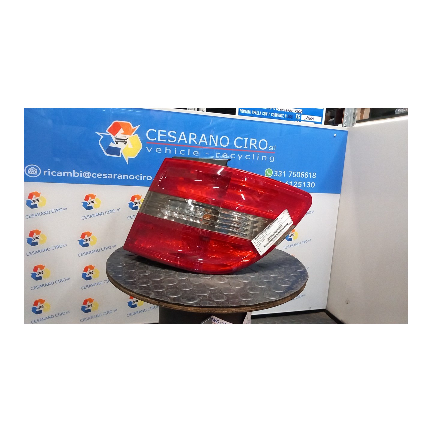 FANALE POST. PARTE EST. DX. 042 MERCEDES-BENZ CLASSE B (T245) (03/05-03/13) 640941 A1698202664