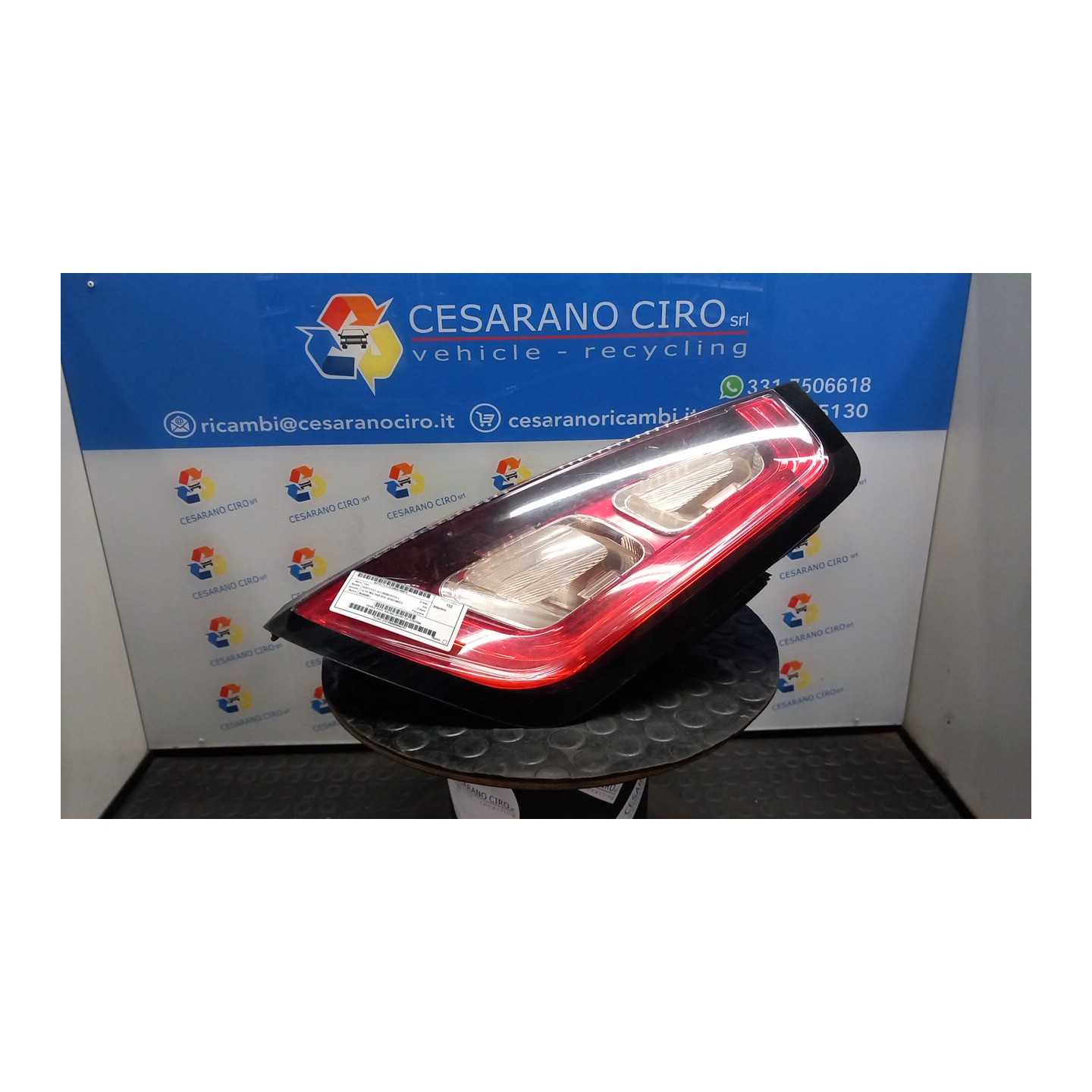 FANALE POST. RACING,SPORT DX. 015 FIAT PUNTO EVO (3J) (08/09-07/13) 955A6000 51927094