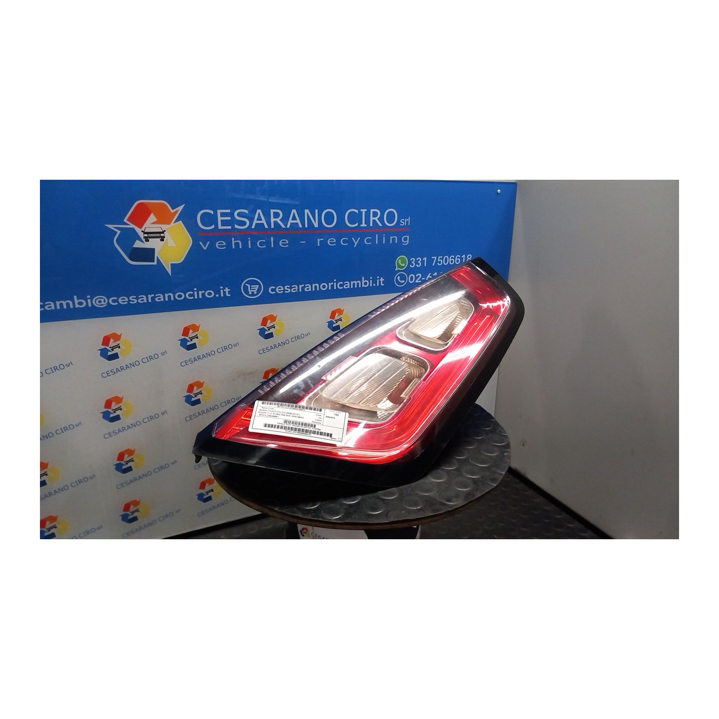 FANALE POST. RACING,SPORT DX. 015 FIAT PUNTO EVO (3J) (08/09-07/13) 955A6000 51927094