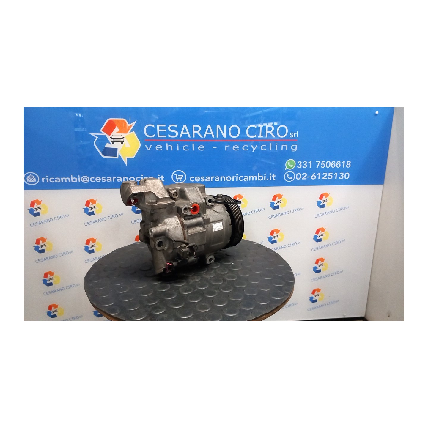 COMPRESSORE A/C T. J882639 022 MERCEDES-BENZ CLASSE A (W168) (03/01-06/04) 166940 A0002307911