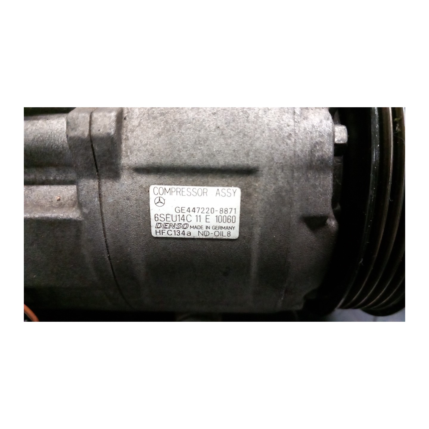 COMPRESSORE A/C T. J882639 022 MERCEDES-BENZ CLASSE A (W168) (03/01-06/04) 166940 A0002307911
