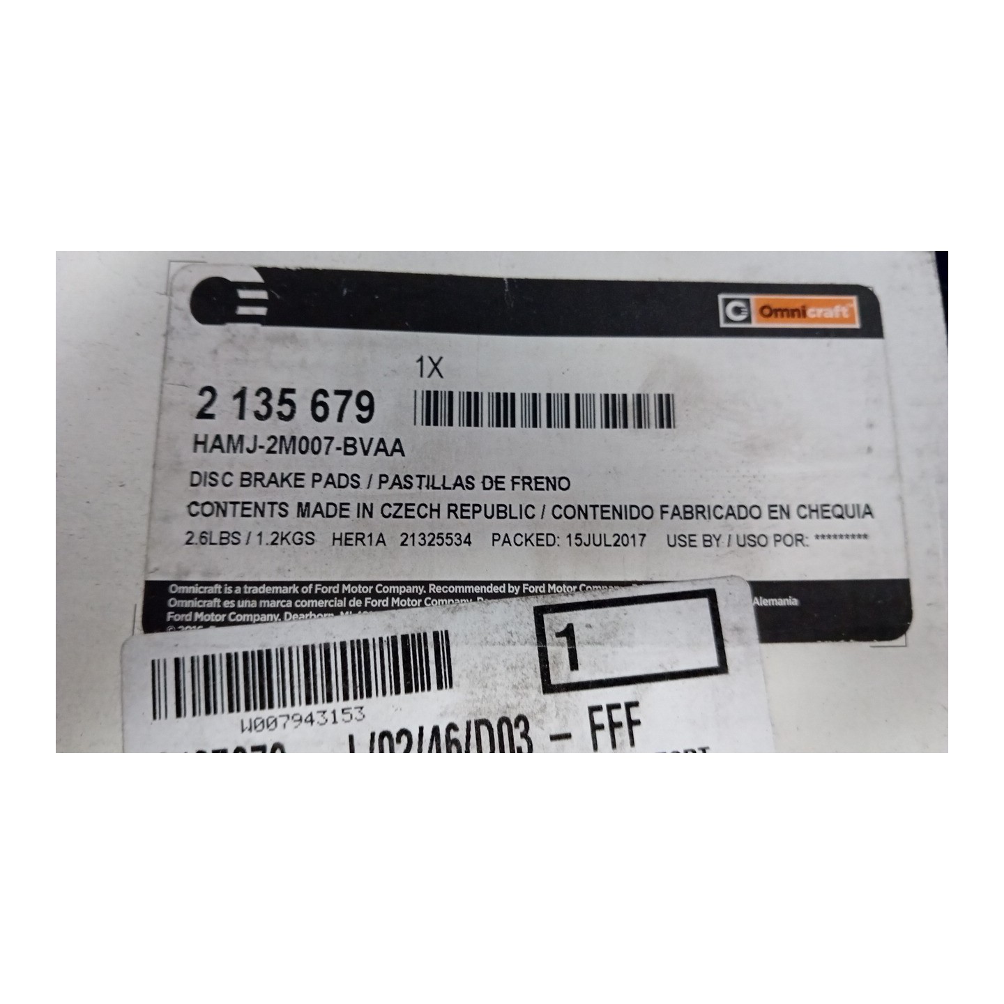 SERIE PASTIGLIE FRENI POST. T.5A9038 071 LAND ROVER RANGE ROVER SPORT (03/05-)  SFP500140