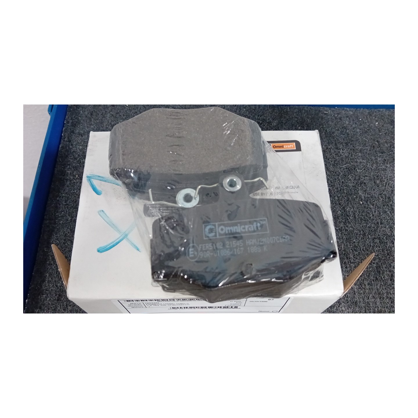 SERIE PASTIGLIE FRENI POST. 073 NISSAN PRIMERA (10/95-12/01)  D4060BM40A