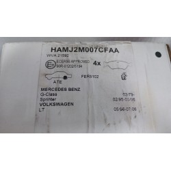 SERIE PASTIGLIE FRENI POST. 074 MERCEDES-BENZ SPRINTER 1A SERIE (03/95-02/00  A0044202720