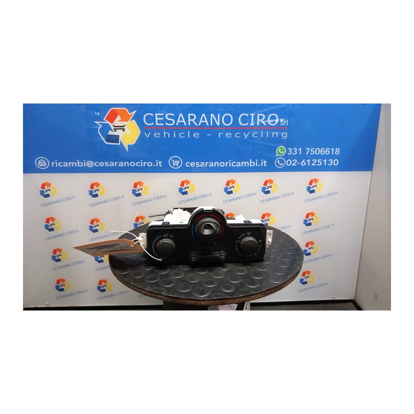 BLOCCO COMANDO CLIMATIZZAZIONE A/C AUT. 143 RENAULT SCENIC 2A SERIE (06/03-08/09) K4M87 7701208379