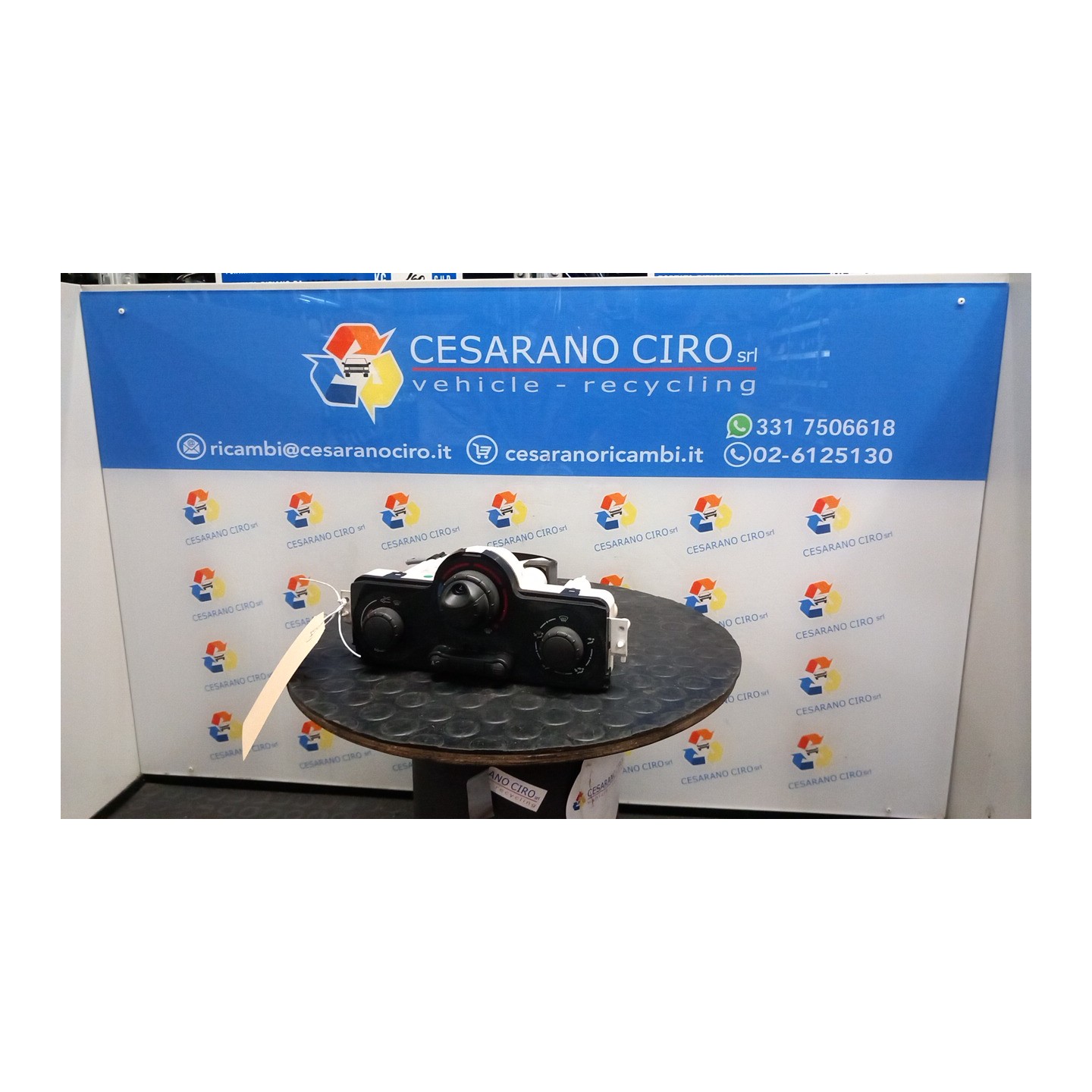 BLOCCO COMANDO CLIMATIZZAZIONE A/C AUT. 143 RENAULT SCENIC 2A SERIE (06/03-08/09) K4M87 7701208379