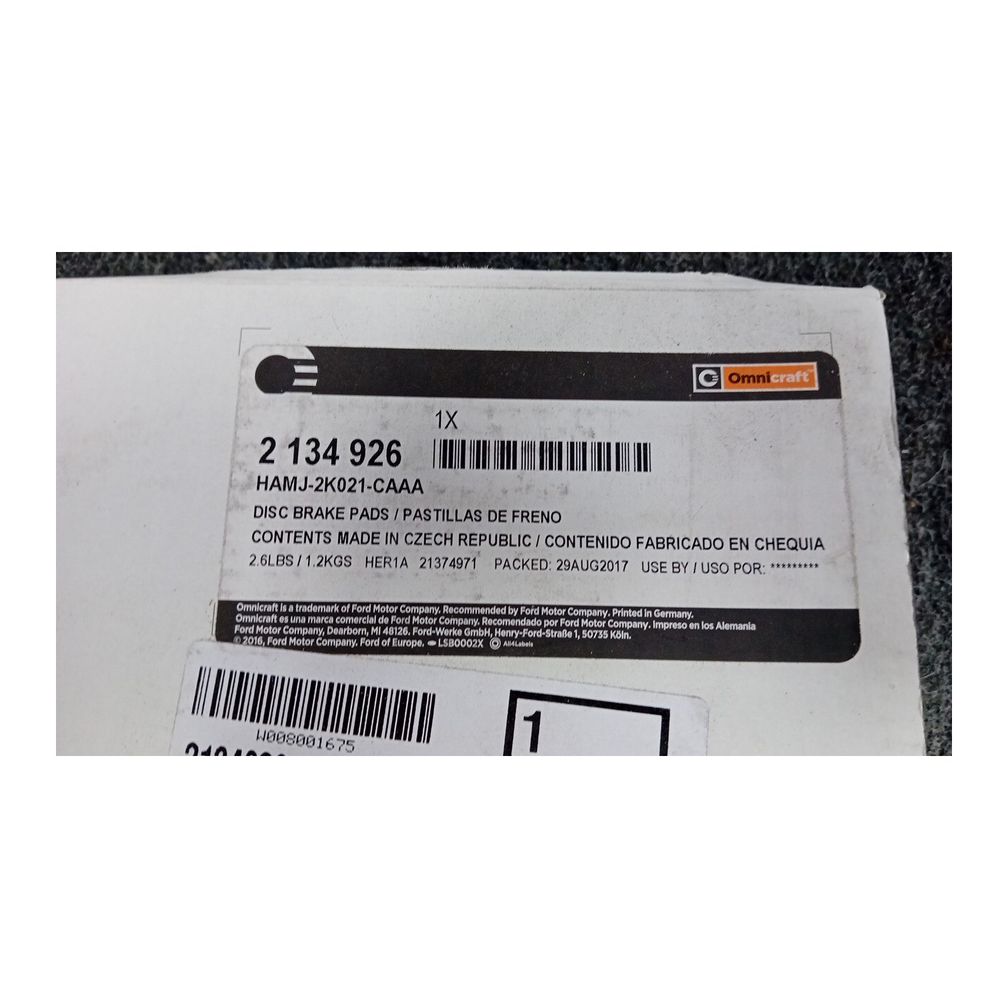 SERIE PASTIGLIE FRENI ANT. 02-03 033 TOYOTA YARIS (10/01-11/05)     (FRP)  0446517101