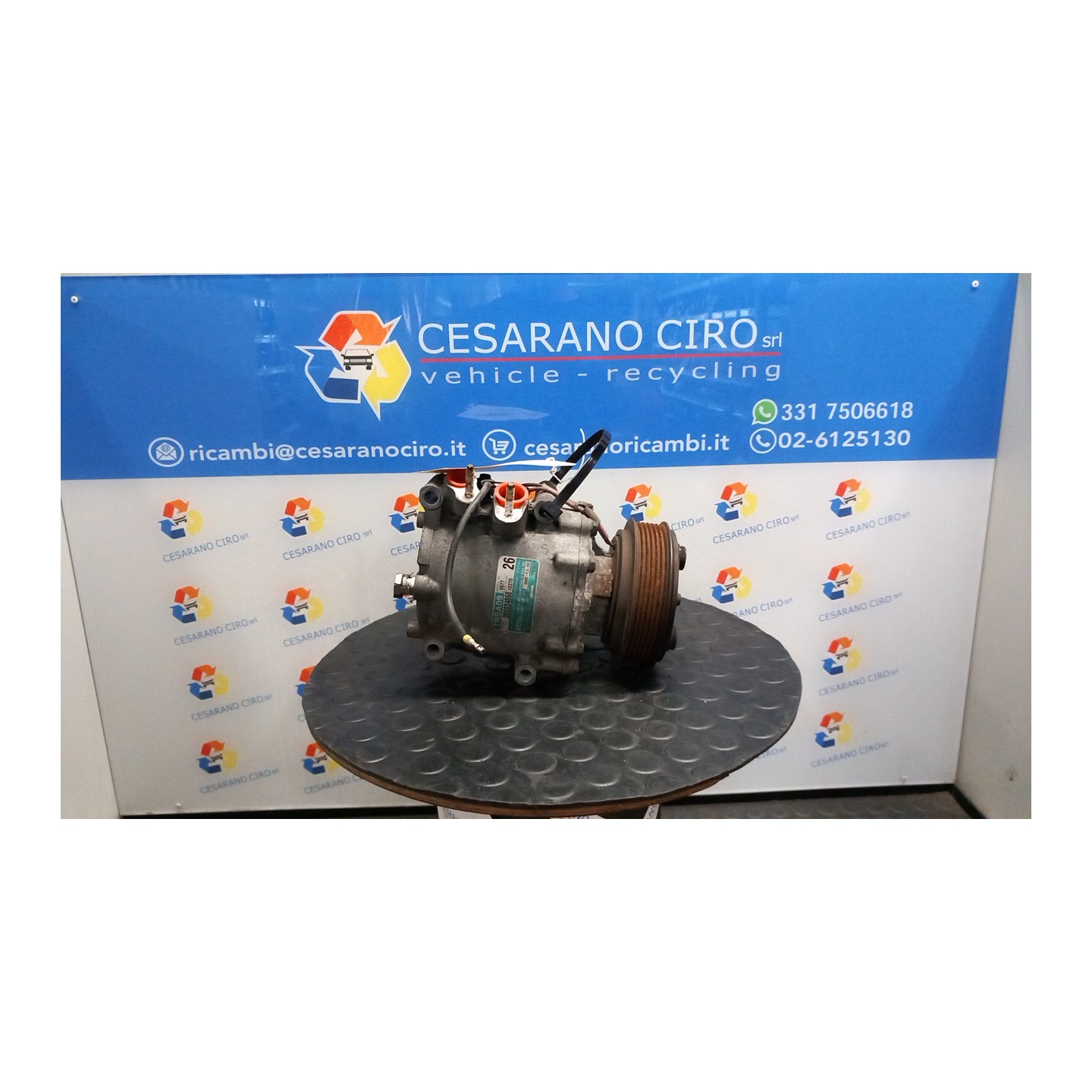 COMPRESSORE A/C 034 HONDA CIVIC 7A SERIE (03/01-12/05) D16V1 38810PLAE01