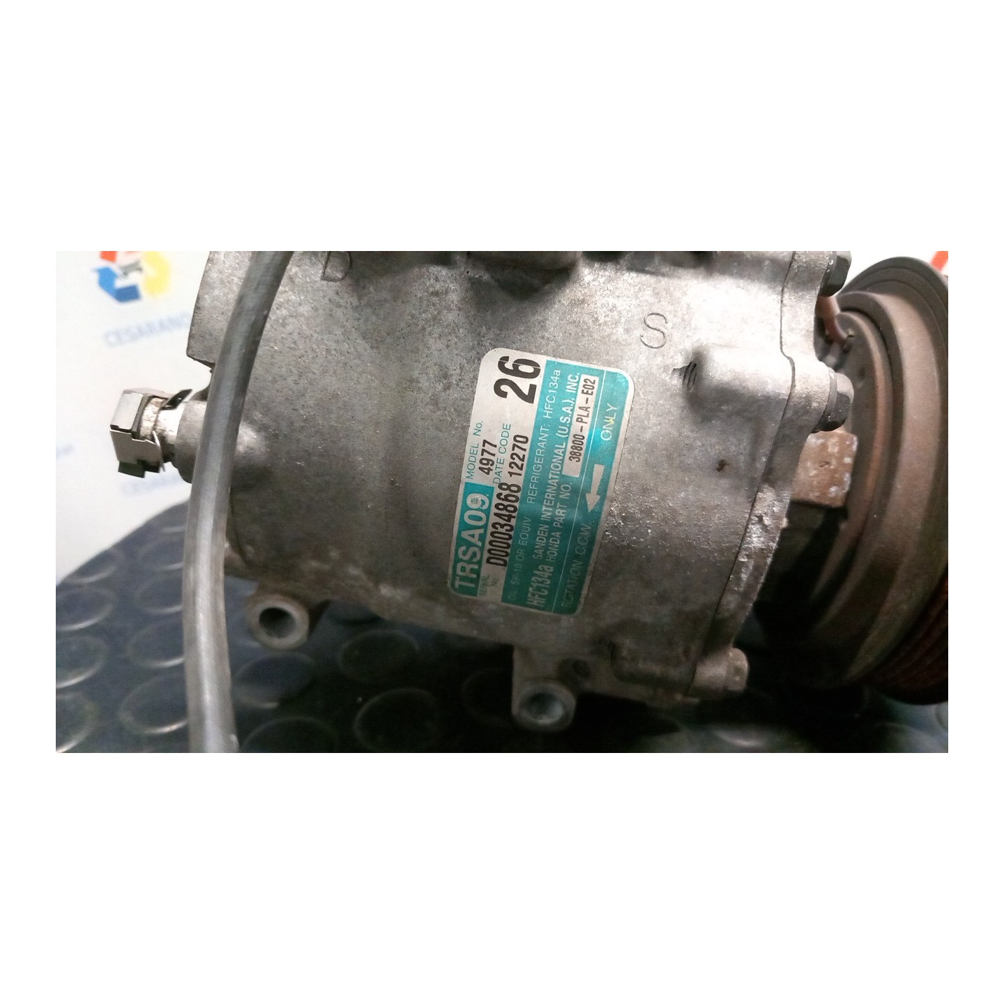 COMPRESSORE A/C 034 HONDA CIVIC 7A SERIE (03/01-12/05) D16V1 38810PLAE01
