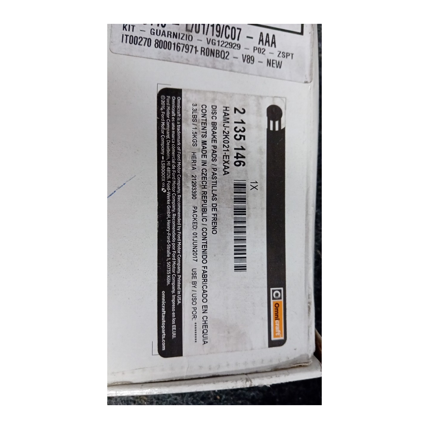 SERIE PASTIGLIE FRENI ANT. TRW 040 TOYOTA COROLLA (09/04-09/07)  0446502130