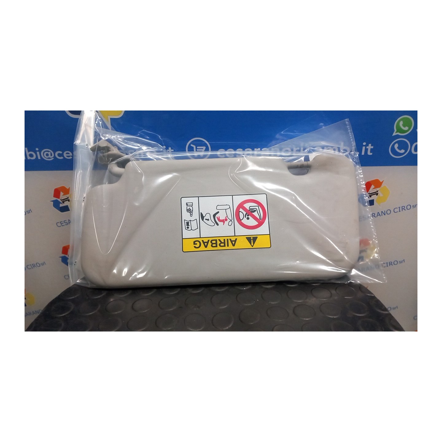 ALETTA PARASOLE PARABREZZA DX. 100 KIA PICANTO 3A SERIE (03/17-06/21 G3LA 85220G6120BU5