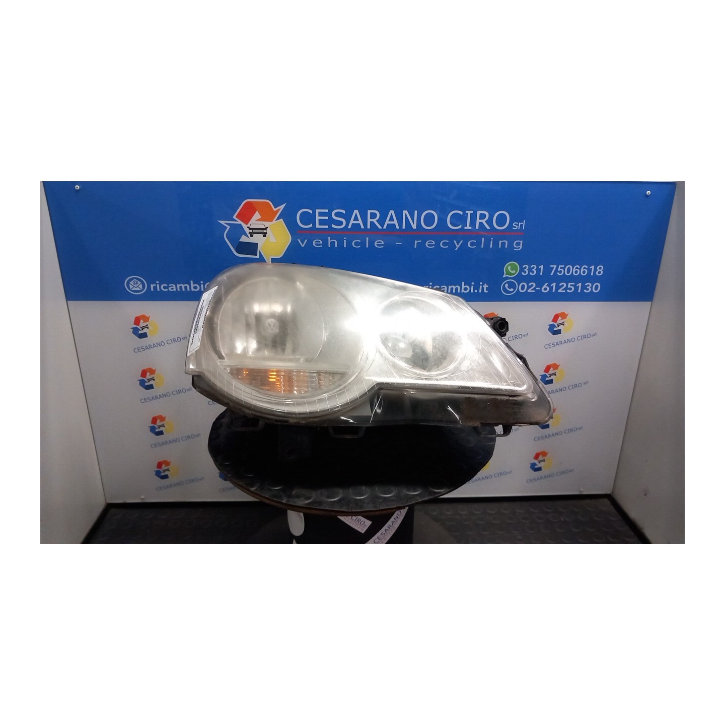PROIETTORE VALEO DX. 028 VOLKSWAGEN POLO (9N) (04/05-) BZG 6Q1941008AT