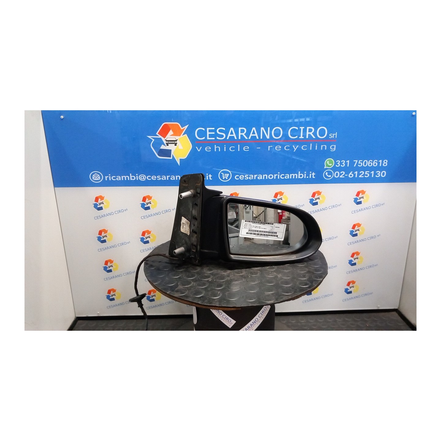 RETROVISORE EST. REGOLAZ. ELETTR. DX 031 OPEL ZAFIRA (T98) (03/99-12/05) Y20DTH NB2413016021011DX
