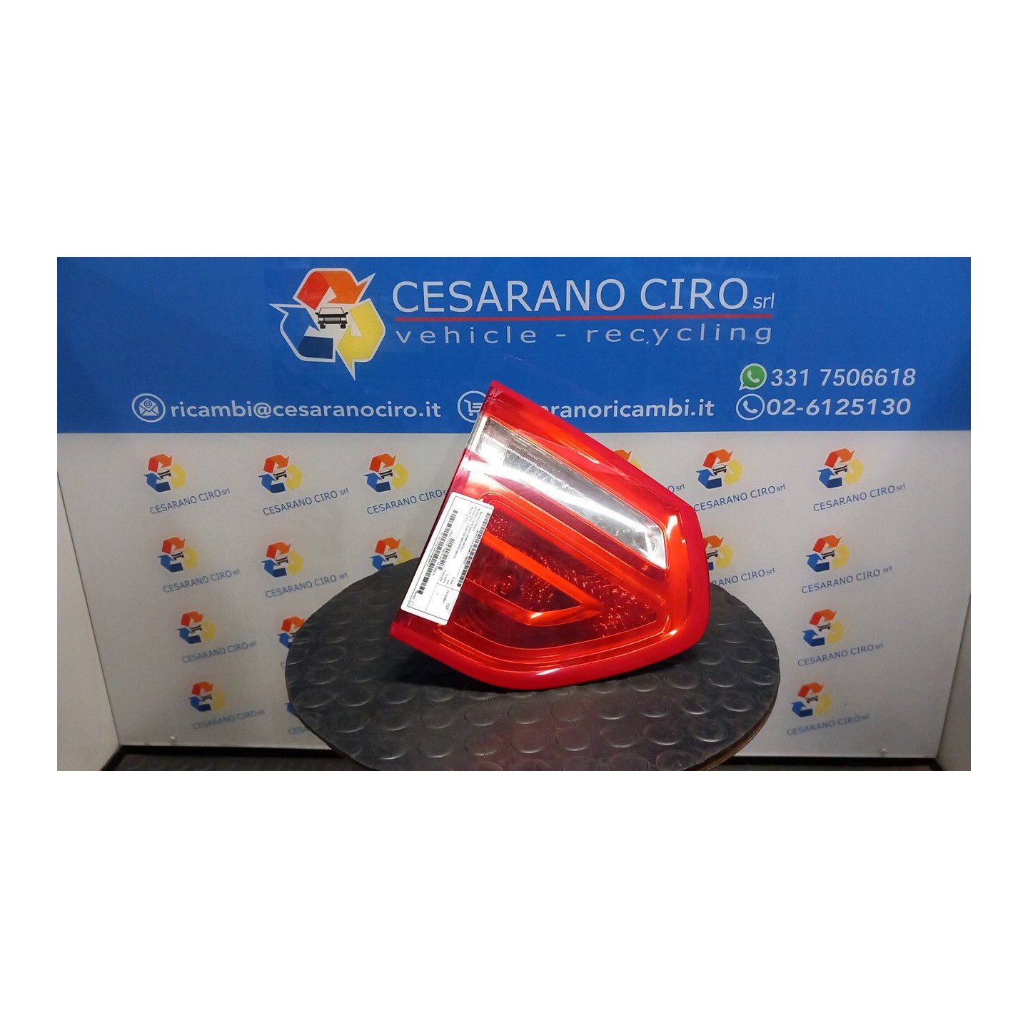 FANALE POST. PARTE INT. SX. 033 CITROEN C4 PICASSO (09/06-08/13) RHJ 6350LR