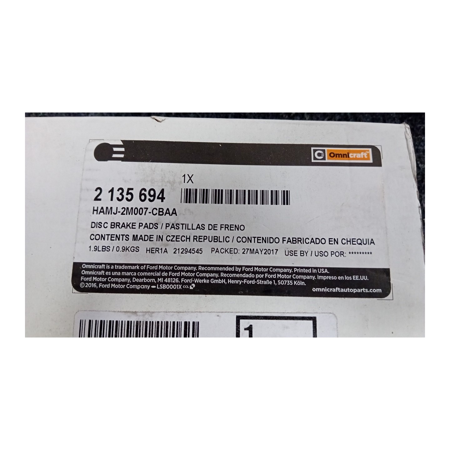 SERIE PASTIGLIE FRENI POST. 049 TOYOTA AURIS (11/12-)  0446602291