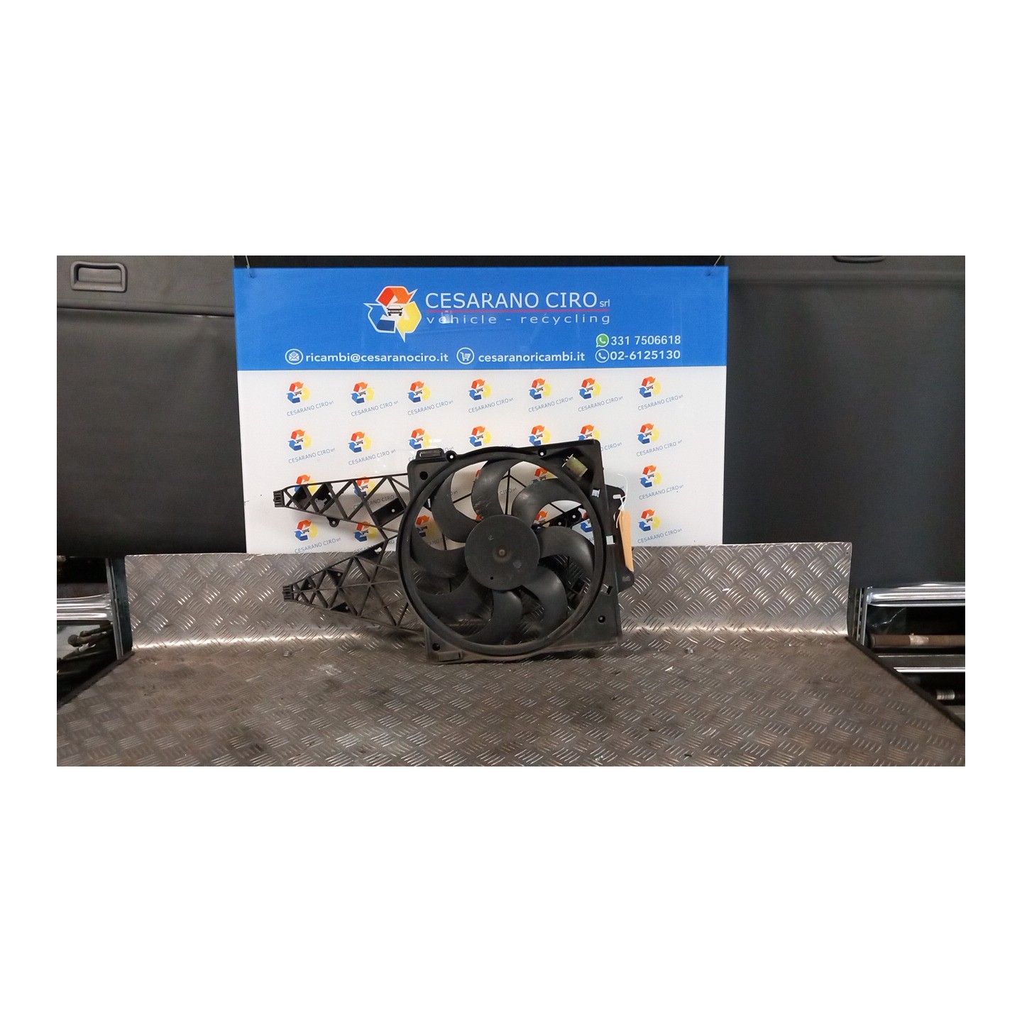 ELETTROVENTOLA CON SUPPORTO C/RESISTENZA 065 OPEL COMBO (01/12-04/19) 198A4000 95509899