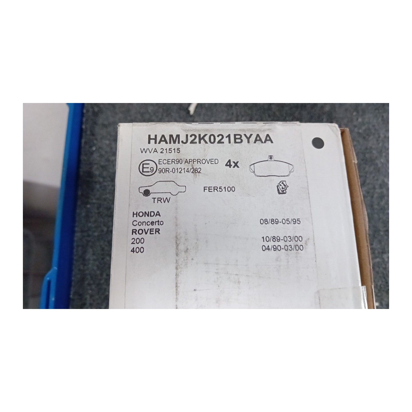 SERIE PASTIGLIE FRENI ANT. 004 HONDA CIVIC 5 PORTE (12/94-03/02)  45022ST3E30