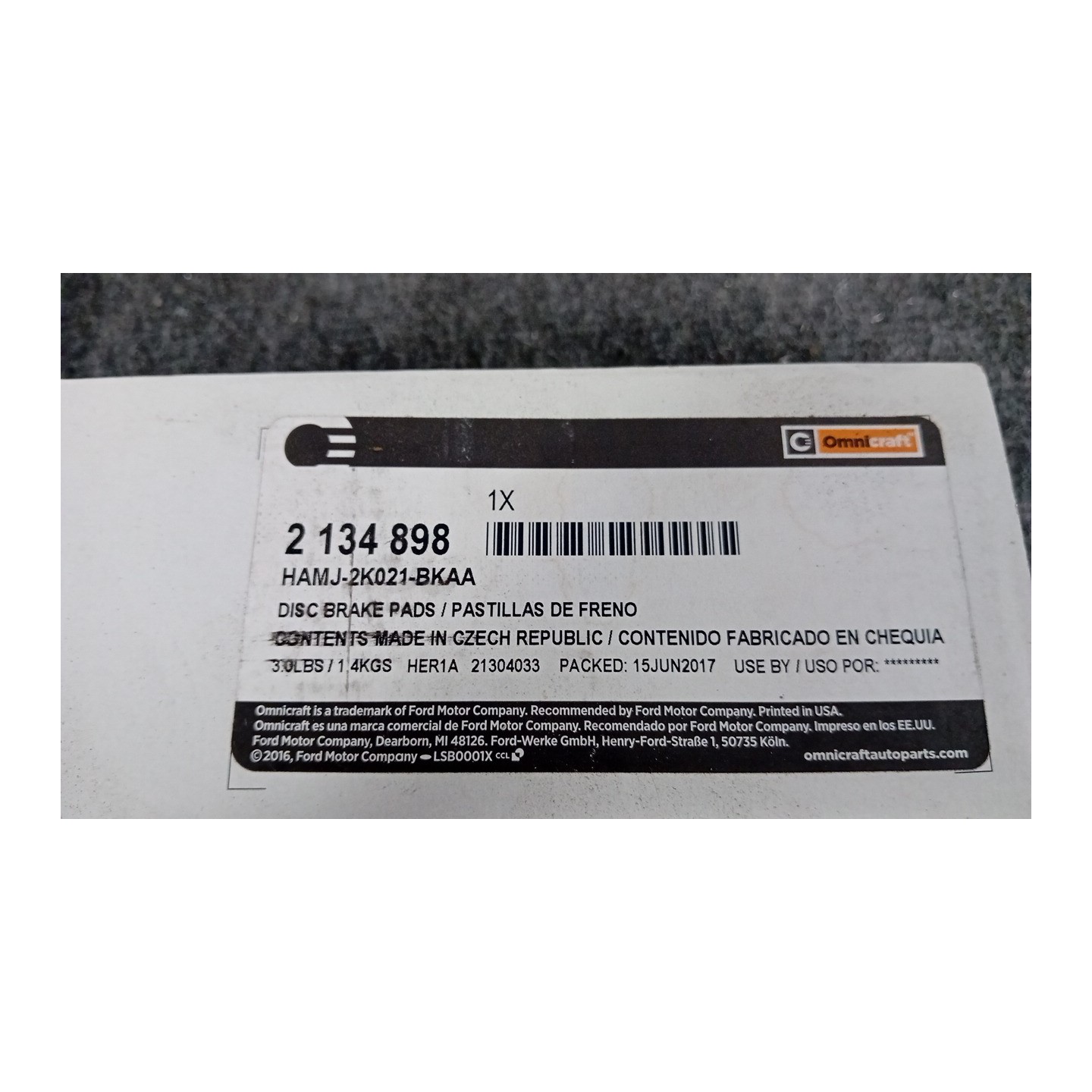SERIE PASTIGLIE FRENI ANT. S/AMIANTO 011 OPEL CORSA (X01) (10/00-06/06)  9200108