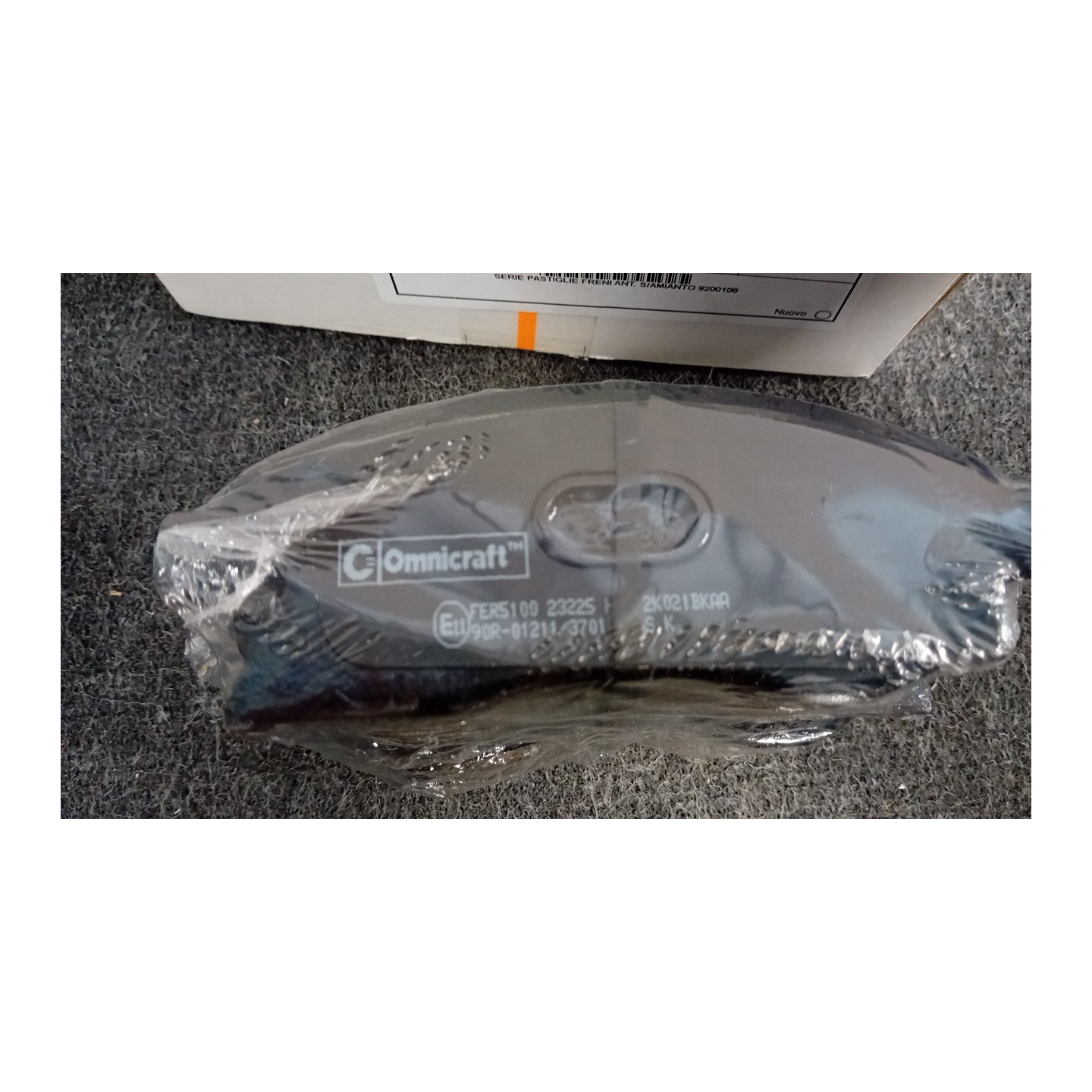 SERIE PASTIGLIE FRENI ANT. S/AMIANTO 011 OPEL CORSA (X01) (10/00-06/06)  9200108