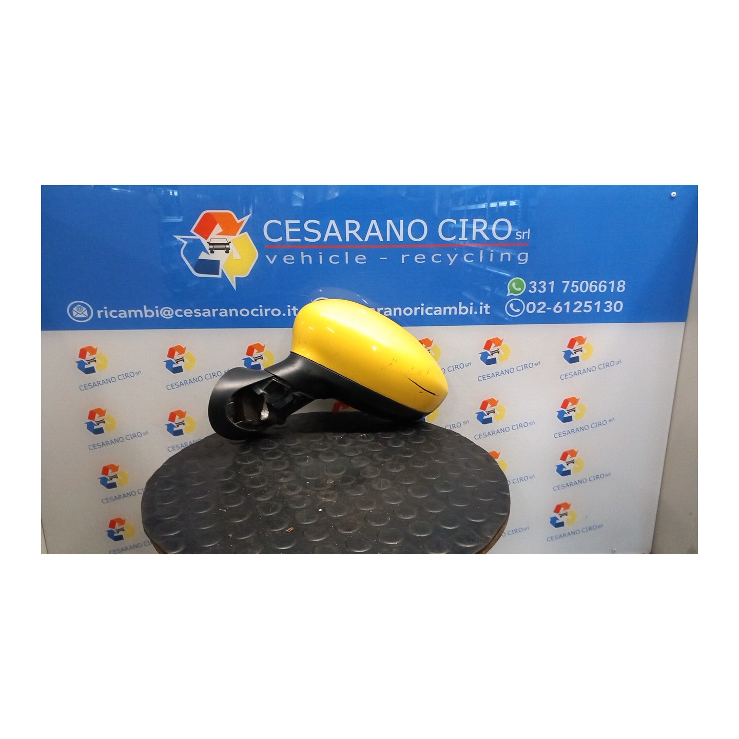 RETROVISORE EST. REGOLAZ. ELETTR. SX. 087 FIAT 500 (3P) (07/07-01/15) 169A4000 735481659