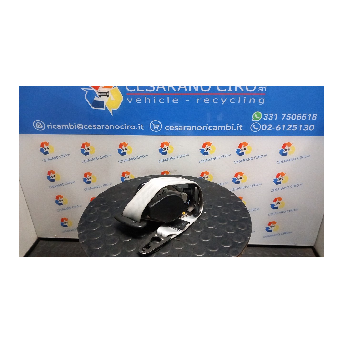 CINTURA DI SICUREZZA ANT. P/ALLESTIMENTO EA1/EA2 DX. 164 RENAULT ZOE (03/13-10/20) 5AMB4 868847284R
