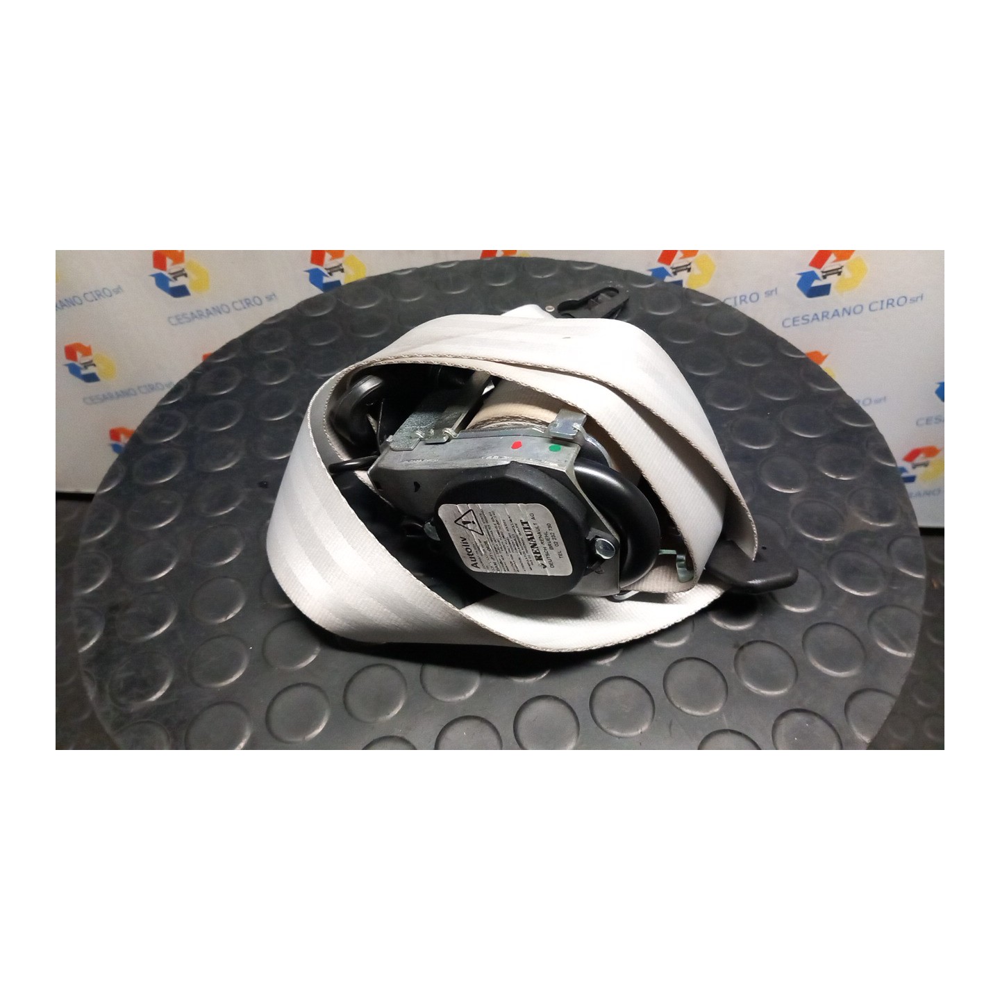 CINTURA DI SICUREZZA ANT. P/ALLESTIMENTO EA1/EA2 DX. 164 RENAULT ZOE (03/13-10/20) 5AMB4 868847284R