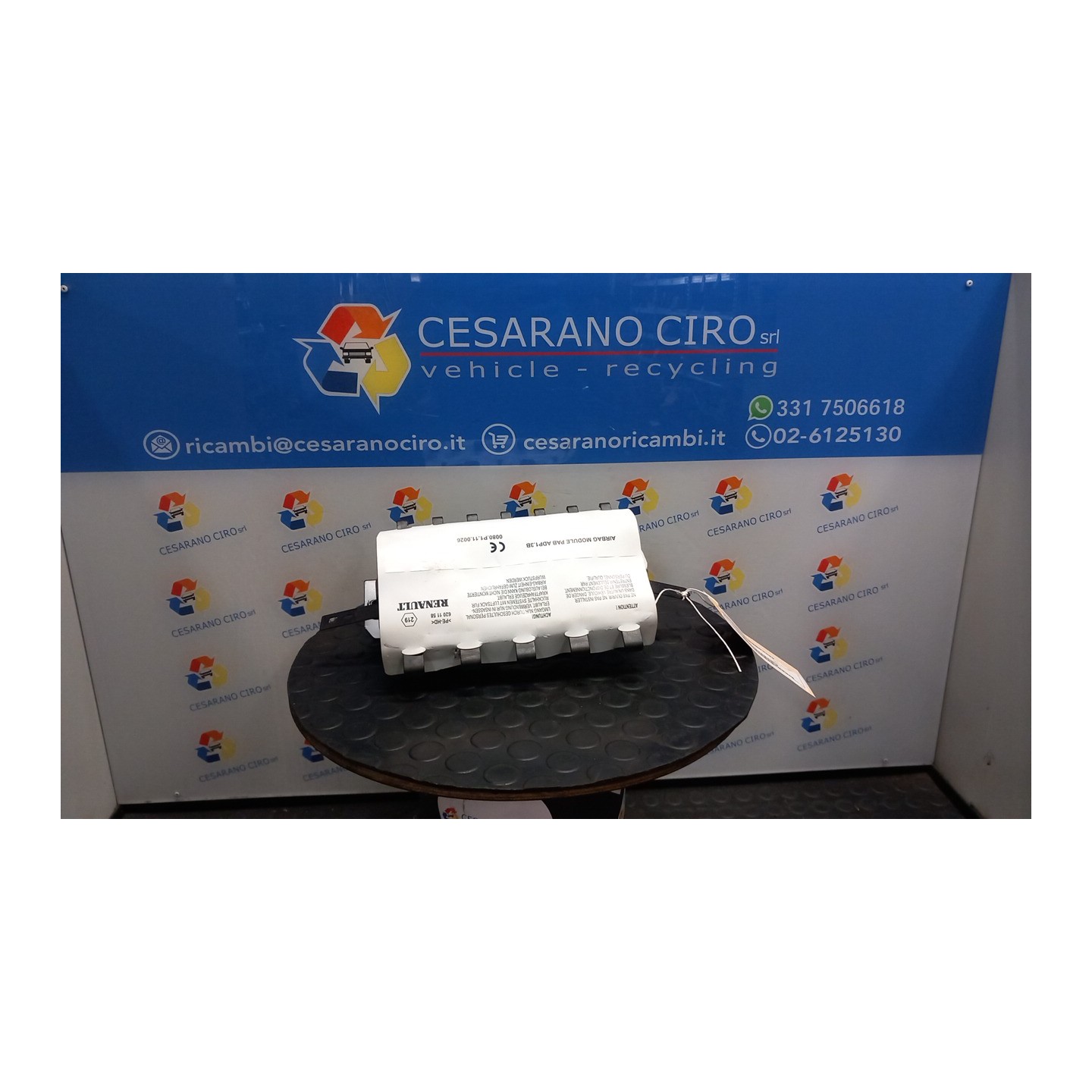 DISPOSITIVO AIRBAG LATO PASSEGGERO 167 RENAULT ZOE (03/13-10/20) 5AMB4 985250014R