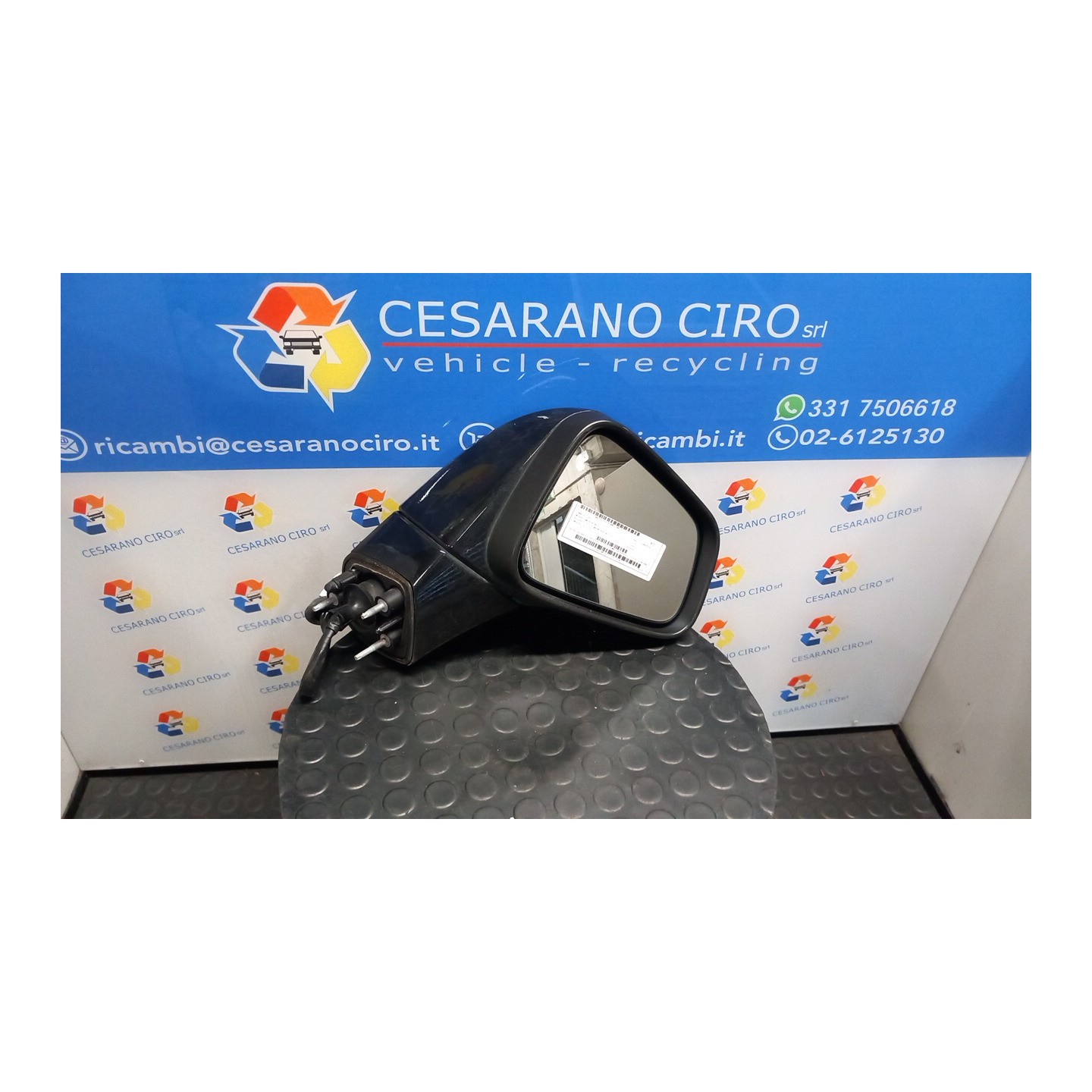 RETROVISORE EST. REGOLAZ. ELETTR. COMPL PIEGHEVOLE ELETTR. DX. 178 OPEL MOKKA (09/12-) A17DTS 95143637