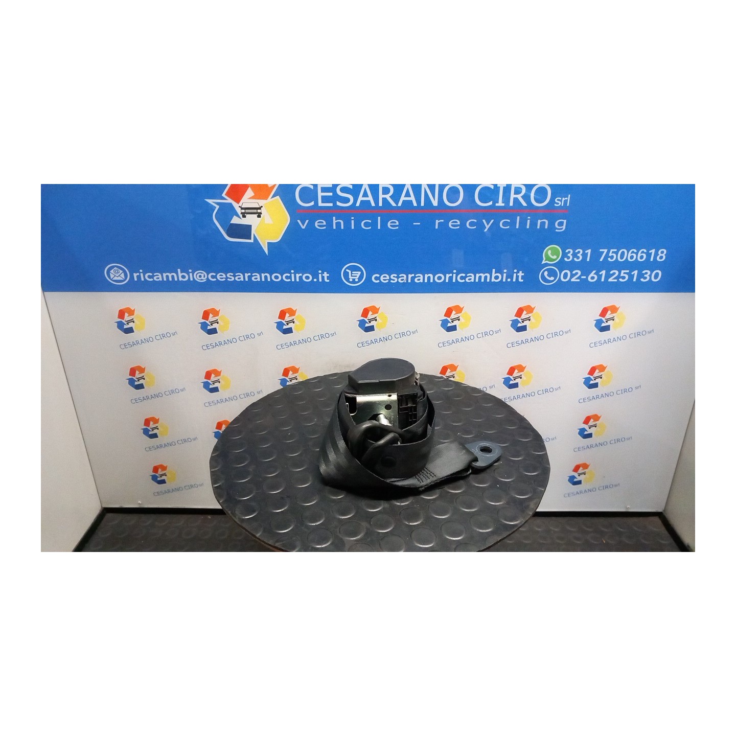 CINTURA DI SICUREZZA ANT. AVVOLGITORE FISSO DX. 052 DACIA LOGAN (11/05-10/08) K4MA6 6001547594