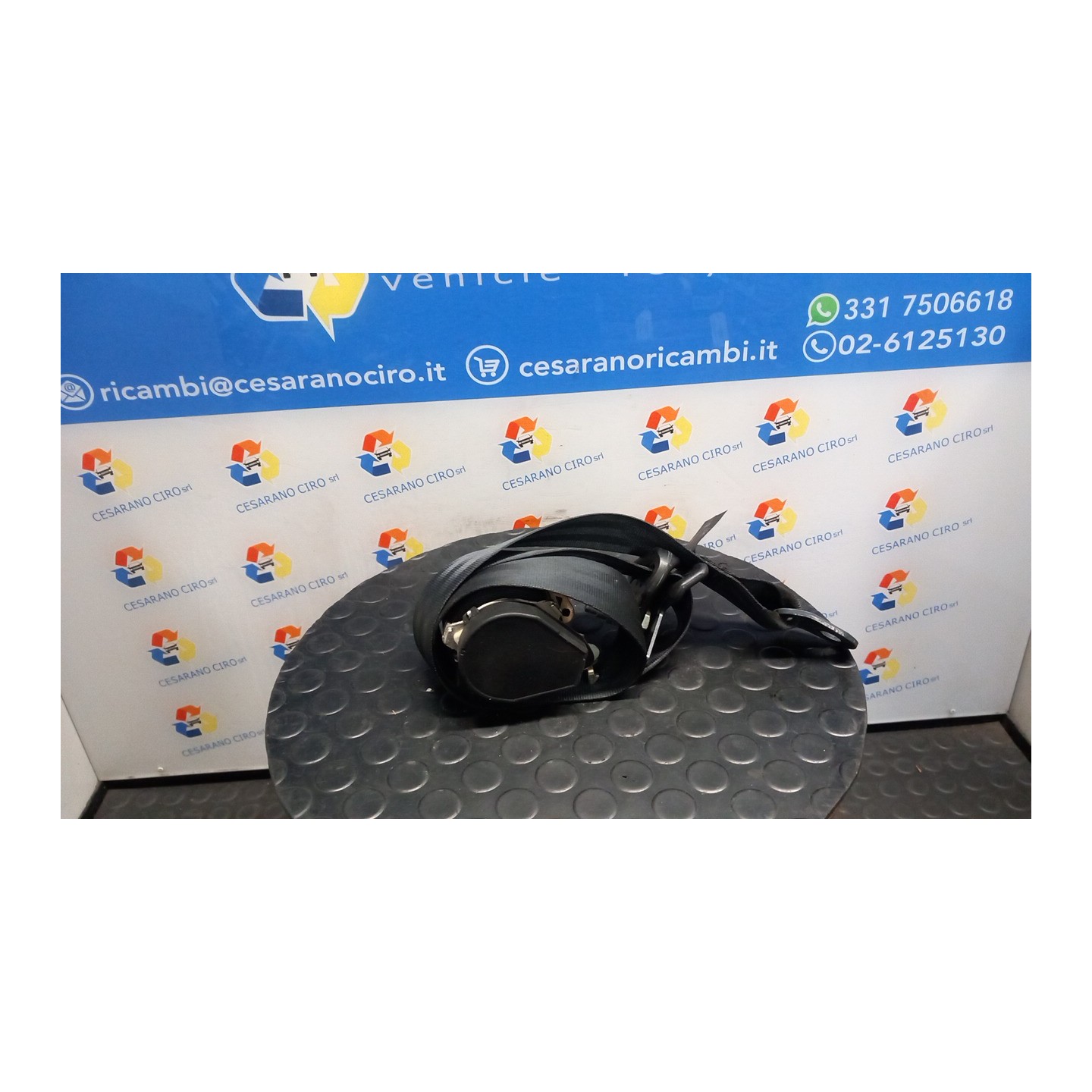 CINTURA DI SICUREZZA ANT. AVVOLGITORE FISSO DX. 052 DACIA LOGAN (11/05-10/08) K4MA6 6001547594