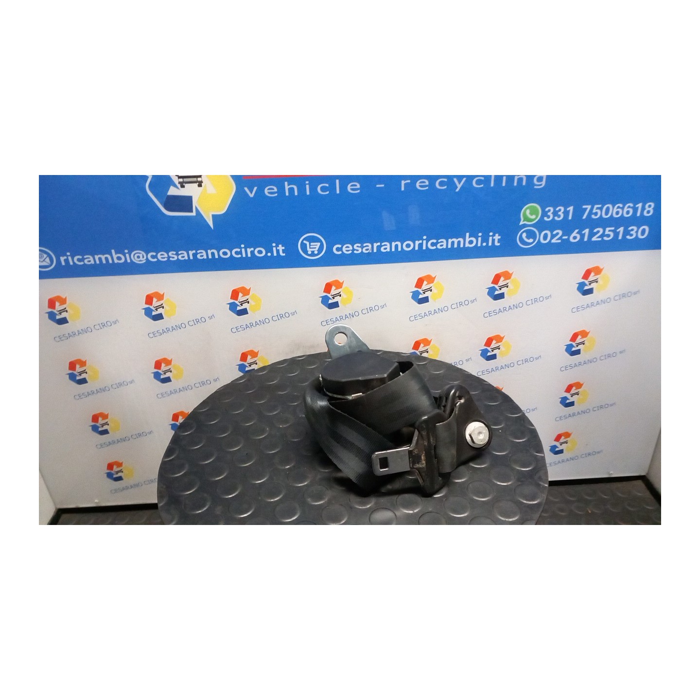 CINTURA DI SICUREZZA ANT. AVVOLGITORE FISSO SX. 053 DACIA LOGAN (11/05-10/08) K4MA6 6001547592