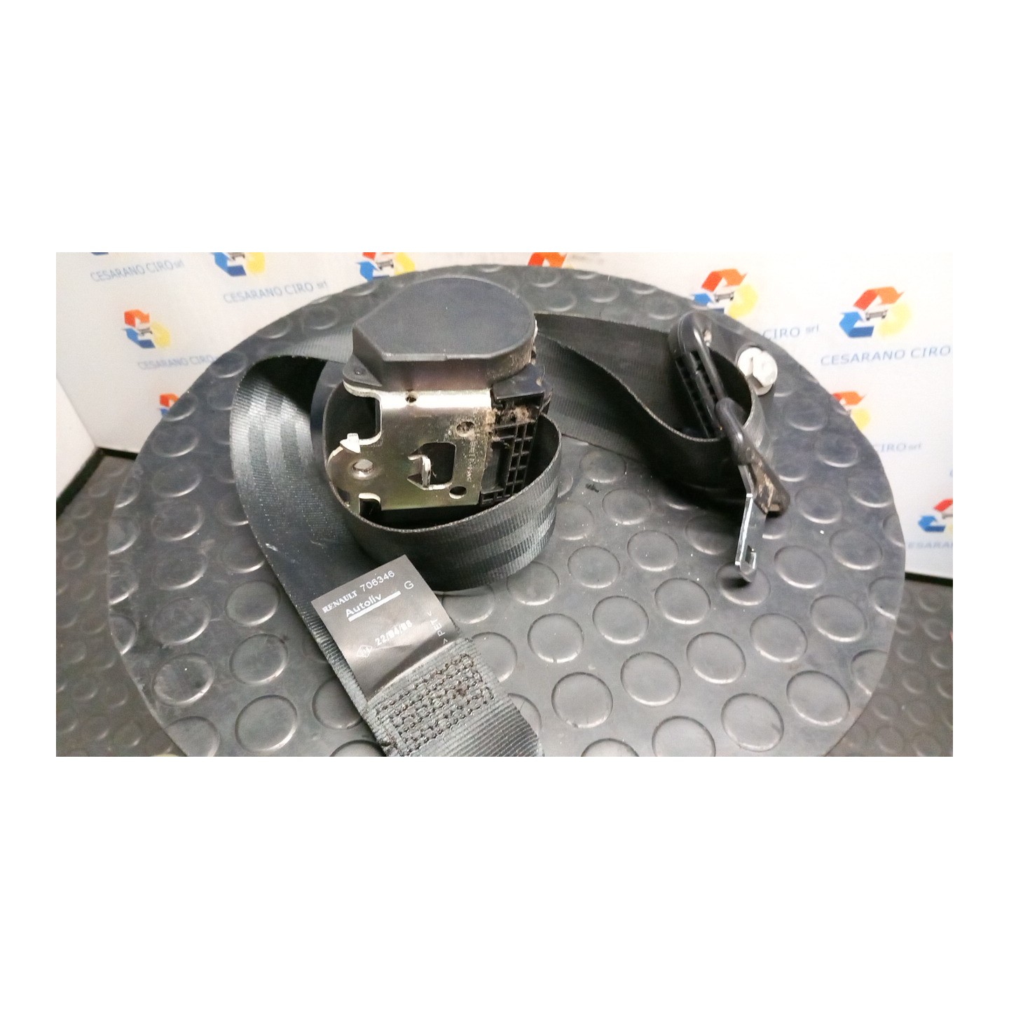 CINTURA DI SICUREZZA ANT. AVVOLGITORE FISSO SX. 053 DACIA LOGAN (11/05-10/08) K4MA6 6001547592