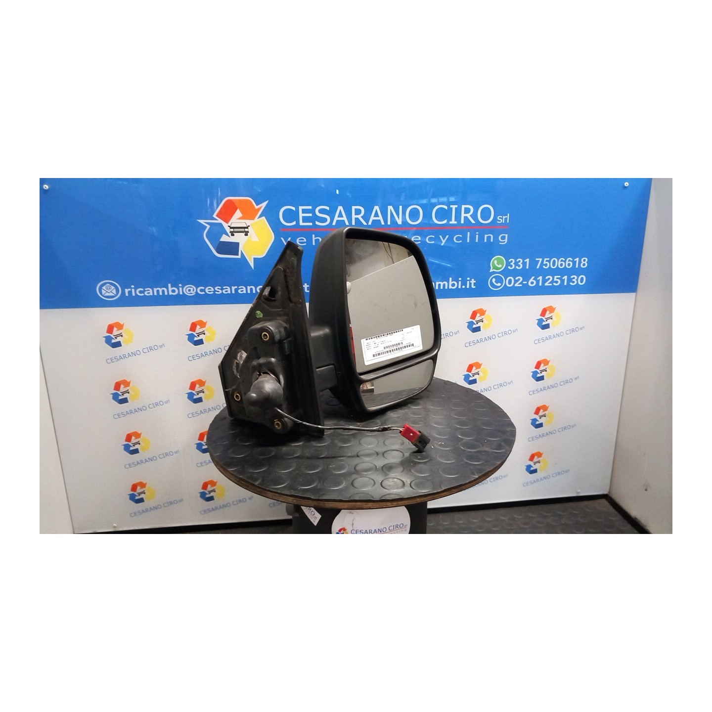 RETROVISORE EST. C/SENSORE TEMPERATURA DX. 061 OPEL COMBO (01/12-04/19) 198A4000 95525883