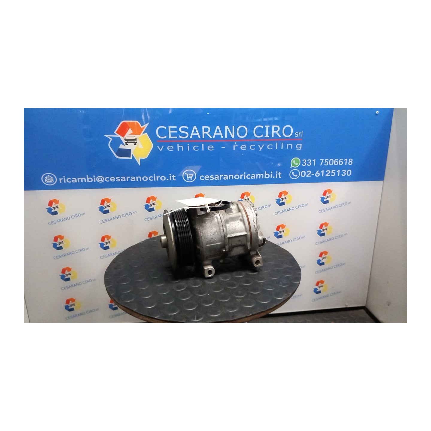 COMPRESSORE A/C C/A/C,C/A/C AUTO 025 FIAT PUNTO EVO (3J) (08/09-07/13) 955A6000 55194880