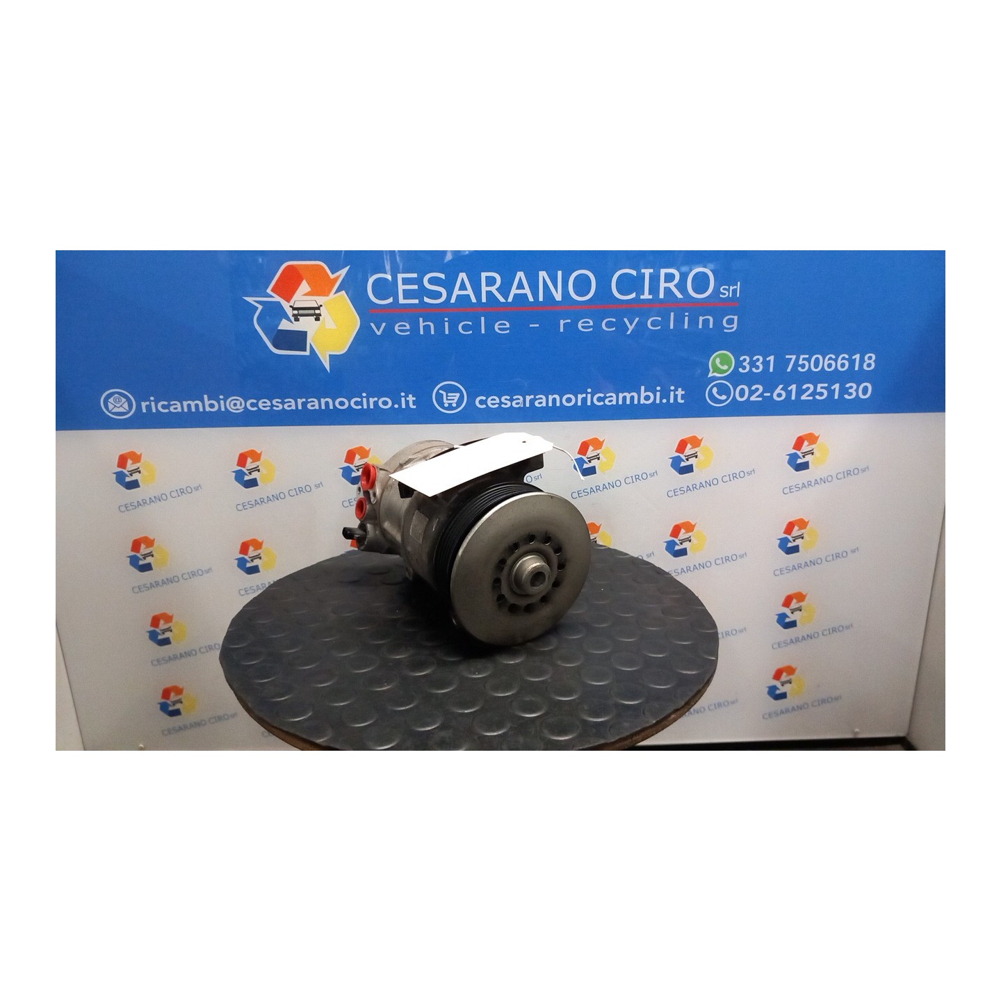 COMPRESSORE A/C C/A/C,C/A/C AUTO 025 FIAT PUNTO EVO (3J) (08/09-07/13) 955A6000 55194880