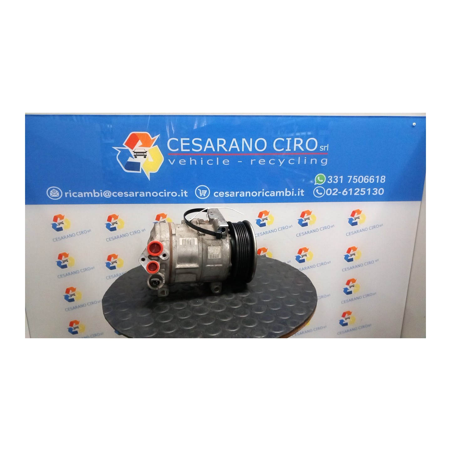 COMPRESSORE A/C C/A/C,C/A/C AUTO 025 FIAT PUNTO EVO (3J) (08/09-07/13) 955A6000 55194880