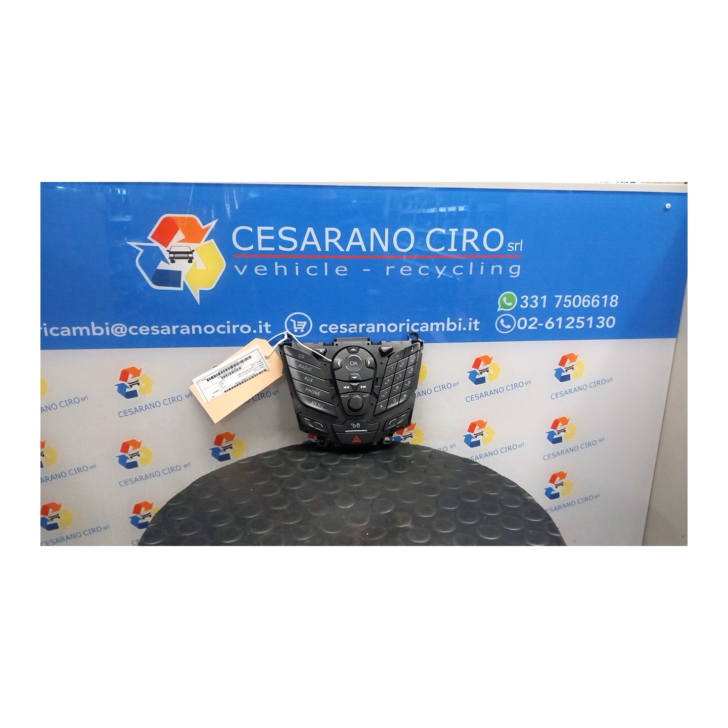 BLOCCO COMANDI AUTORADIO 048 FORD FOCUS (CB8) (02/11-11/15) PNDA 1693377
