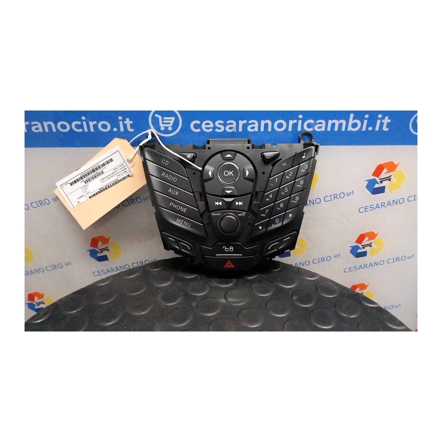 BLOCCO COMANDI AUTORADIO 048 FORD FOCUS (CB8) (02/11-11/15) PNDA 1693377