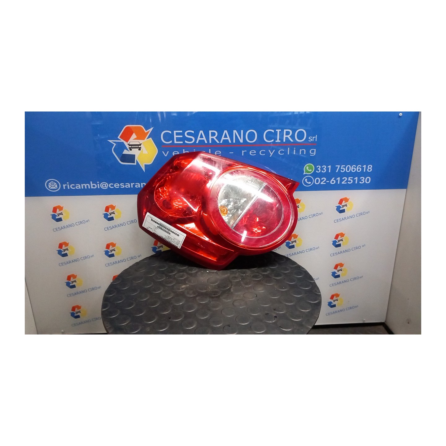 FANALE POST. SX. 117 CHEVROLET (DAEWOO) AVEO (T250) (06/08-11/12) B12D1 95952066