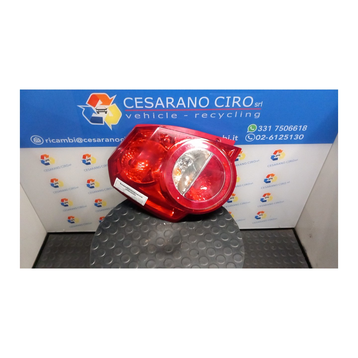 FANALE POST. SX. 117 CHEVROLET (DAEWOO) AVEO (T250) (06/08-11/12) B12D1 95952066