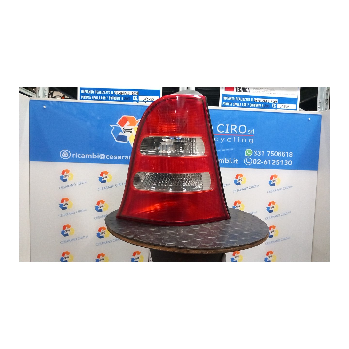 FANALE POST. DX. 149 MERCEDES-BENZ CLASSE A LUNGA (V168) (03/01-0 166960 A1688202864