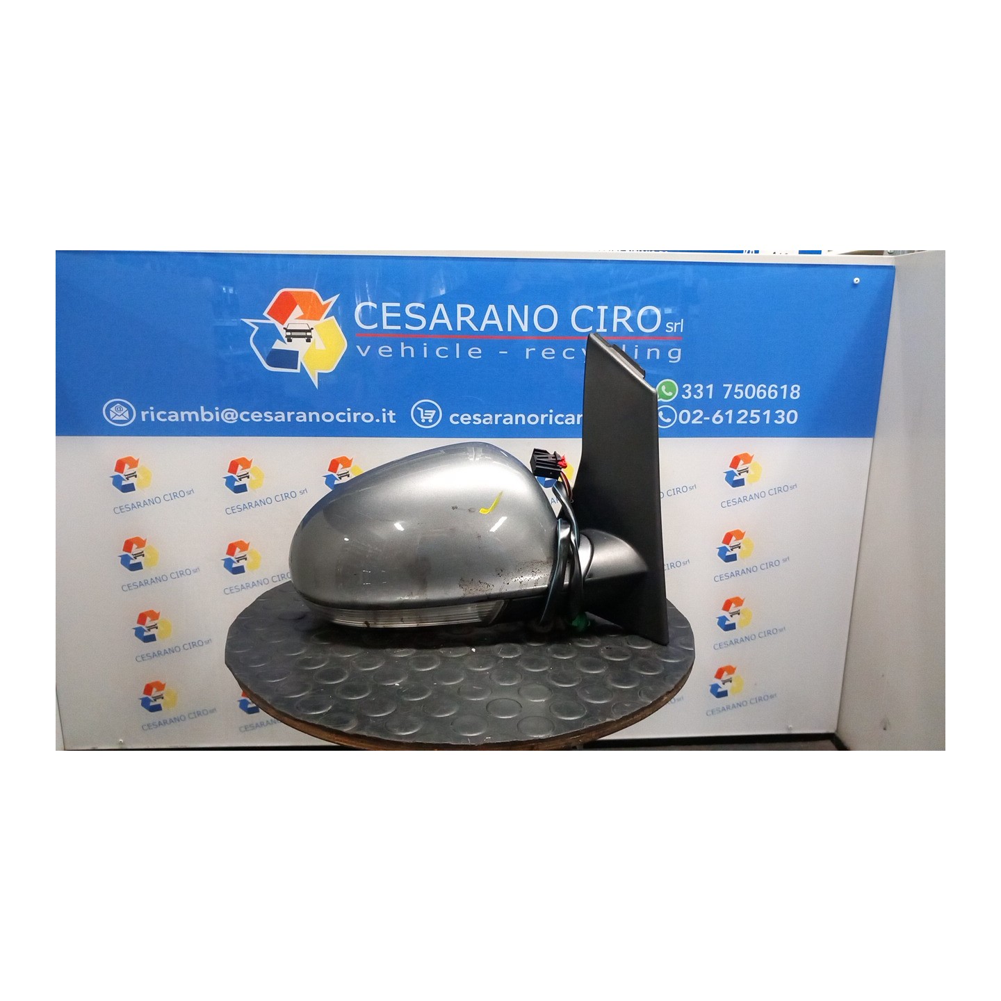 RETROVISORE EST. REGOLAZ. ELETTR. DX. 163 VOLKSWAGEN GOLF PLUS (5M) (01/05-04/09) BLF 5M1857508AP9B9
