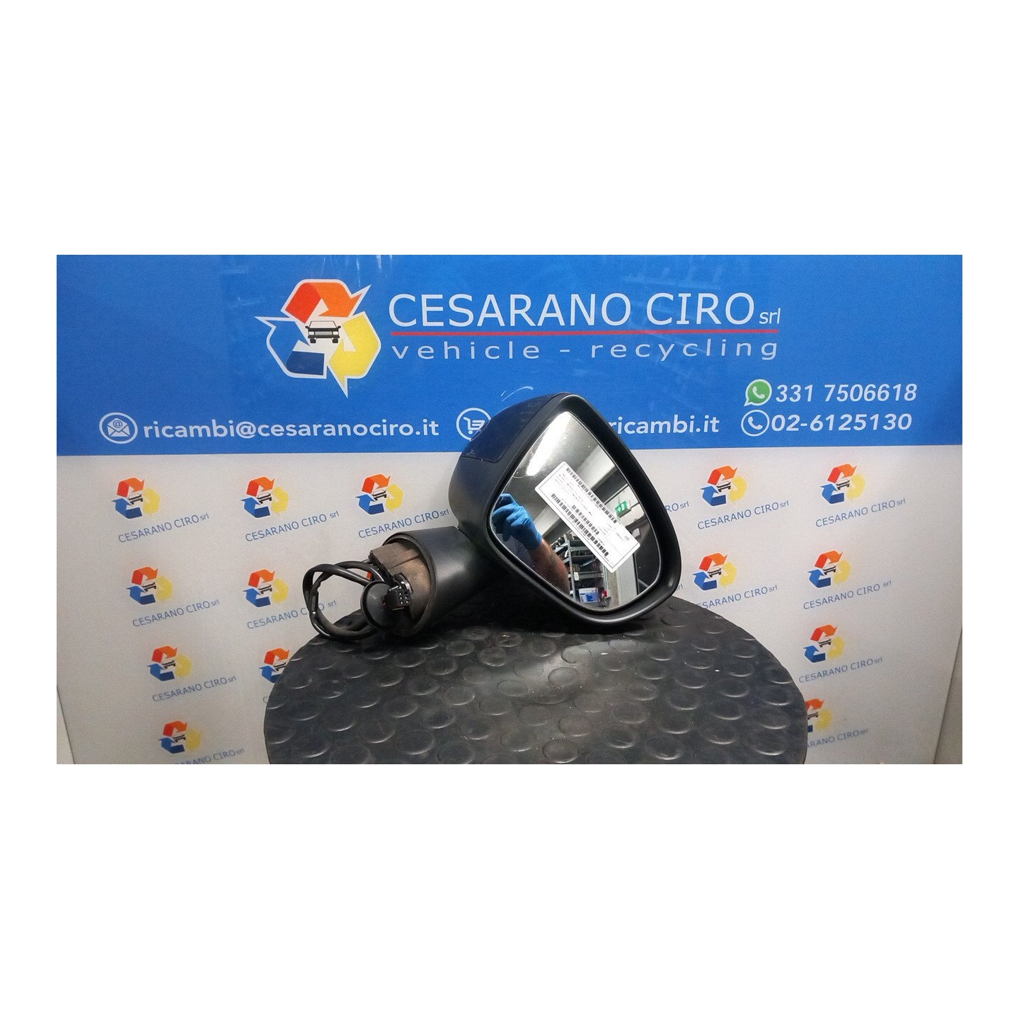 RETROVISORE EST. REGOLAZ. ELETTR. DX. 019 OPEL MERIVA (S10) (04/10-) A17DTS 13329819